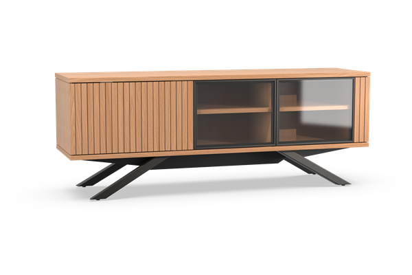 TV-kast 3-deurs glas - Theuns