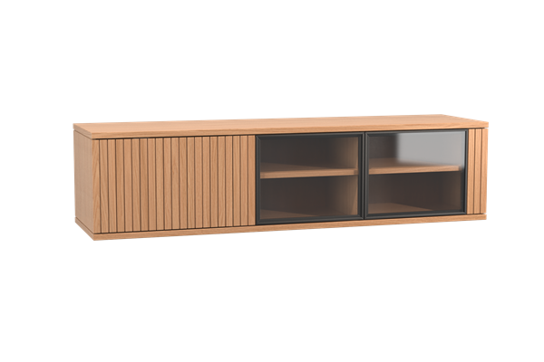 TV-kast 3-deurs hang - glas - Theuns