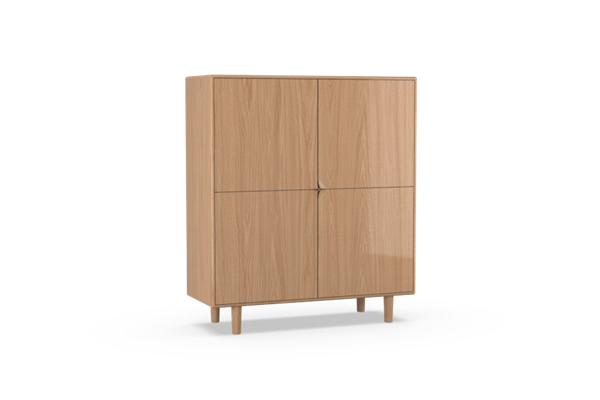 Bar-kast 4-deurs - Theuns