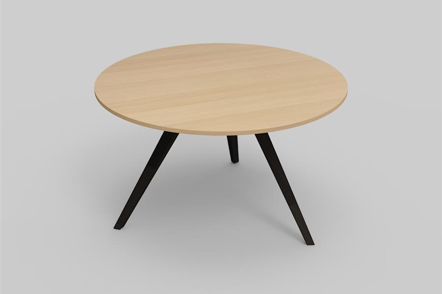 Tafel rond 130cm - Theuns Eiken meubels