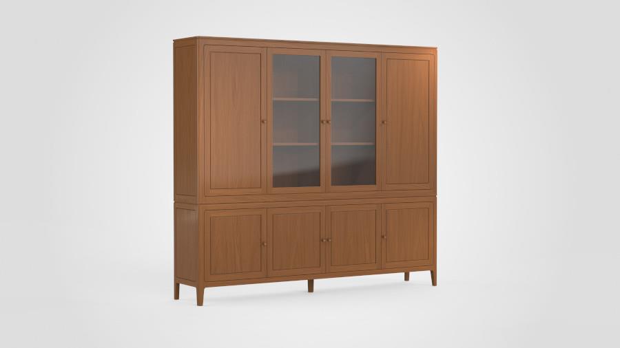 Buffet-kast 4-deurs massief - Theuns Eiken meubels