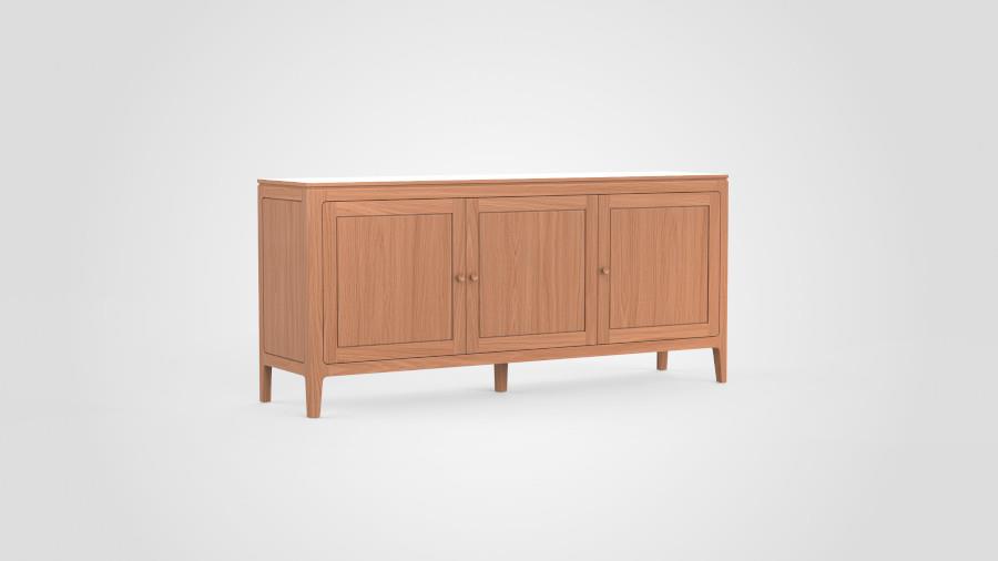 dressoir 3-deurs - Theuns Eiken meubels