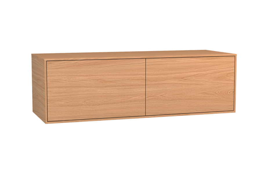 TV-kast 2-deurs hangend - Theuns Eiken meubels