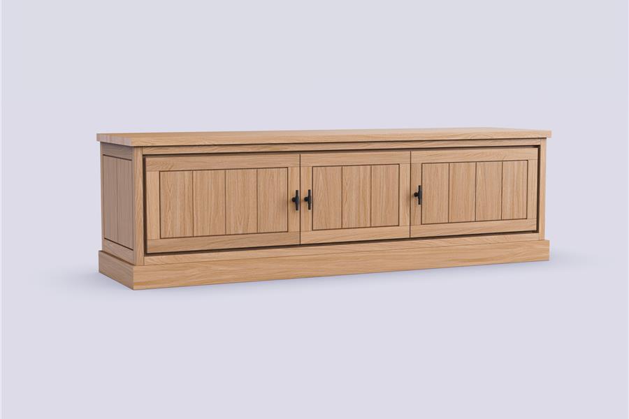 TV-kast 3-deurs - Theuns Eiken meubels