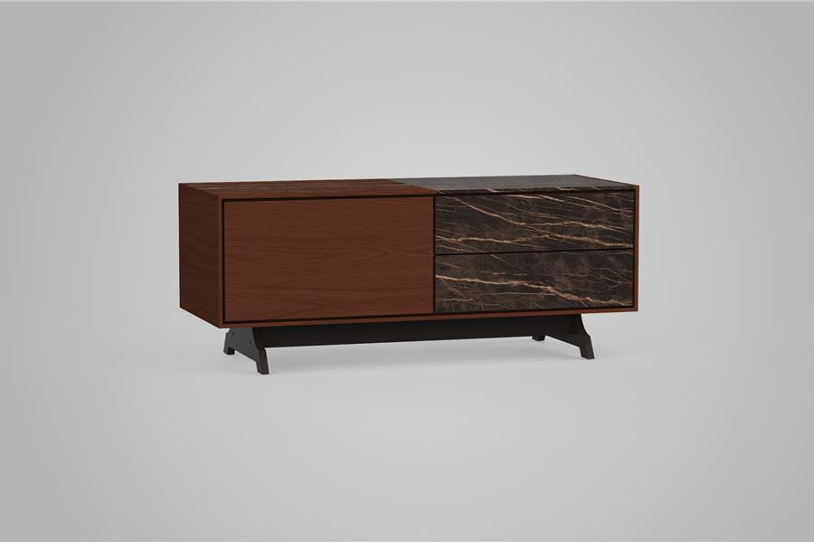 TV-kast 2-deurs massief - Theuns Eiken meubels