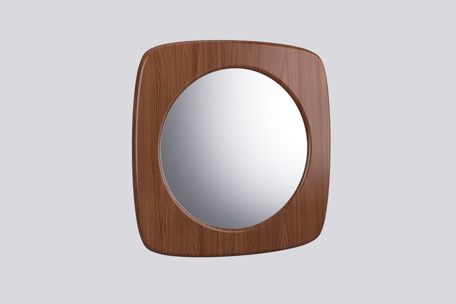 Spiegel 90 x 90 cm - Theuns Eiken meubels