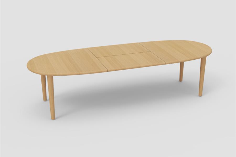 Verlengtafel 210/300 - Theuns Eiken meubels