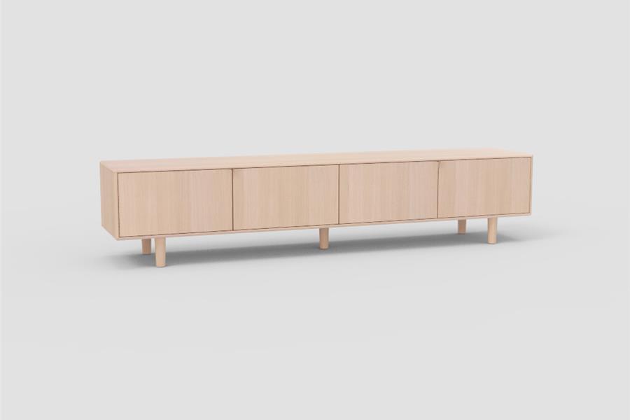 TV-kast 4-deurs - Theuns Eiken meubels