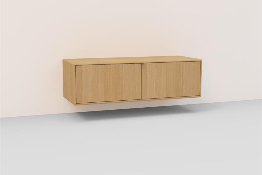 TV-kast hang 2-deurs - Theuns Eiken meubels